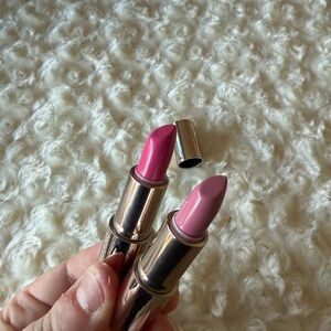 New Bare Minerals Marvelous Moxie Lipstick Set of 2 Never Say Never and Fly High